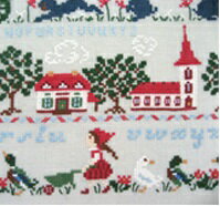 My little town・クロスステッチ 図案 チャート 刺繍 手芸*Perrette Samouiloff*ペレット サモイロフ