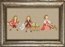 La vie de chateau I - Life at the court in the 17th century・クロスステッチ 図案 チャート 刺繍 手芸*Perrette Samouiloff*ペレット サモイロフ