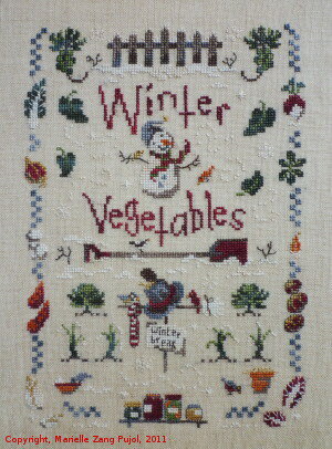 楽天市場 Winter Vegetables クロスステッチ 図案 チャート 刺繍 手芸 Filigram クロスステッチ Fabric