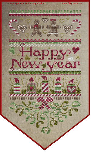 Happy New Year Bannerƥå ް 㡼 ɽ *filigram*
