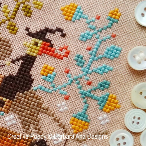 Witch House?・クロスステッチ 図案 チャート 刺繍 手芸*Barbara Ana Designs* 3