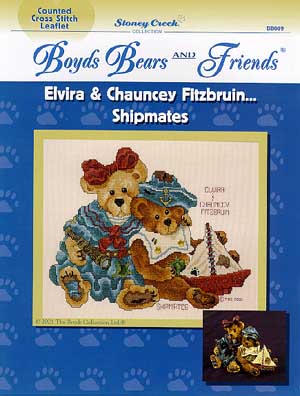 Elvira & Chauncey...Shipmates・クロスステッチ 図案 チャート 刺繍 手芸*Stoney Creek*