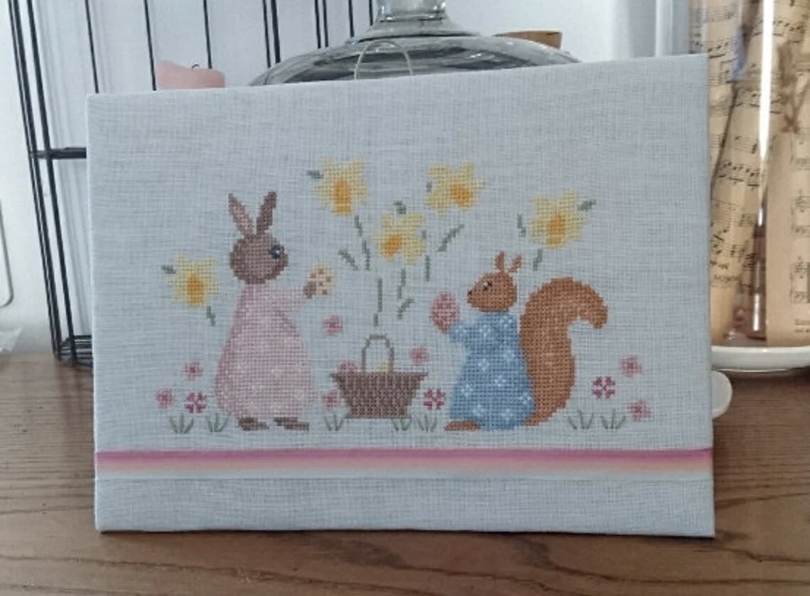 Dans mon panier・クロスステッチ 図案 チャート クリスマス 刺繍 手芸 Couleur d'Etoile