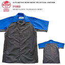 【RED KAP】レッドキャップ オートモーティブ オフィシャル 公式 ユニフォーム 半袖 フォード SY24FD AUTO MOTIVE WORK WEAR THE OFFICIAL UNIFORM Ford SHORT SLEEVE TECHNICIAN SHIRT ショート スリーブ テクニカル シャツ ワークシャツ USAモデル