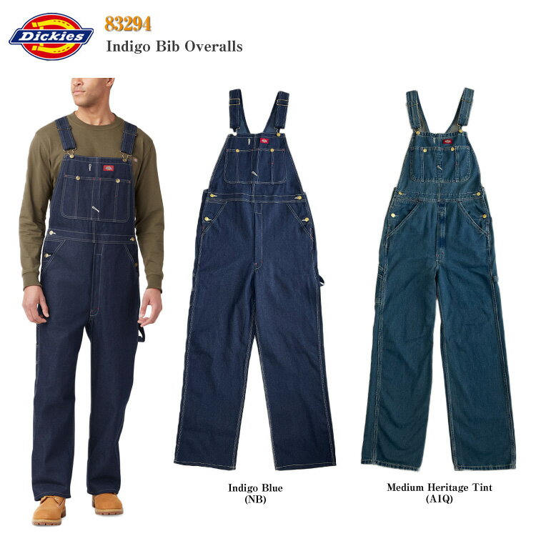 【Dickies】83294 インディゴ ビブ オー