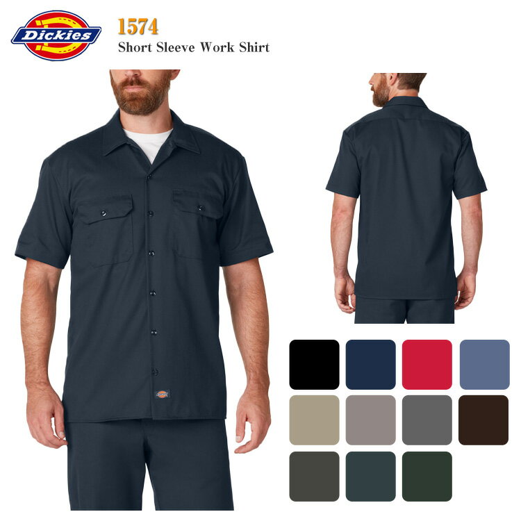  Dickies 1574[NVcV[gX[u@SHORT SLEEVE WORK SHIRT@fBbL[Y