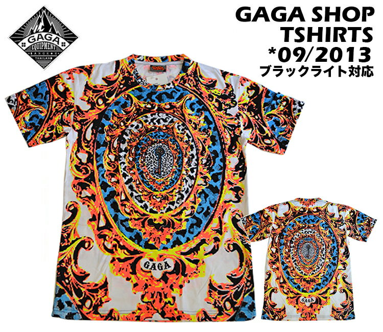 【送料無料】GAGASHOPバンコク発オールハンドクラフト　Tシャツ　野外フェス　音楽フェス　アウトドア　日本正規代理店