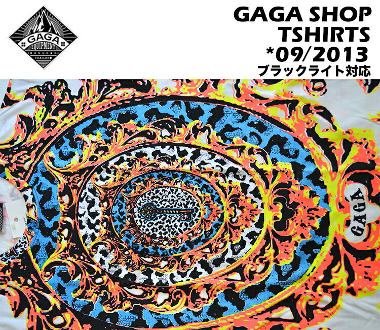 【送料無料】GAGASHOPバンコク発オールハンドクラフト　Tシャツ　野外フェス　音楽フェス　アウトドア　日本正規代理店