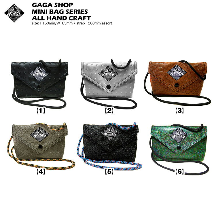 GAGASHOPバンコク発オールハンドクラフト　ミニバック　野外フェス　音楽フェス　アウトドア　日本正規代理店