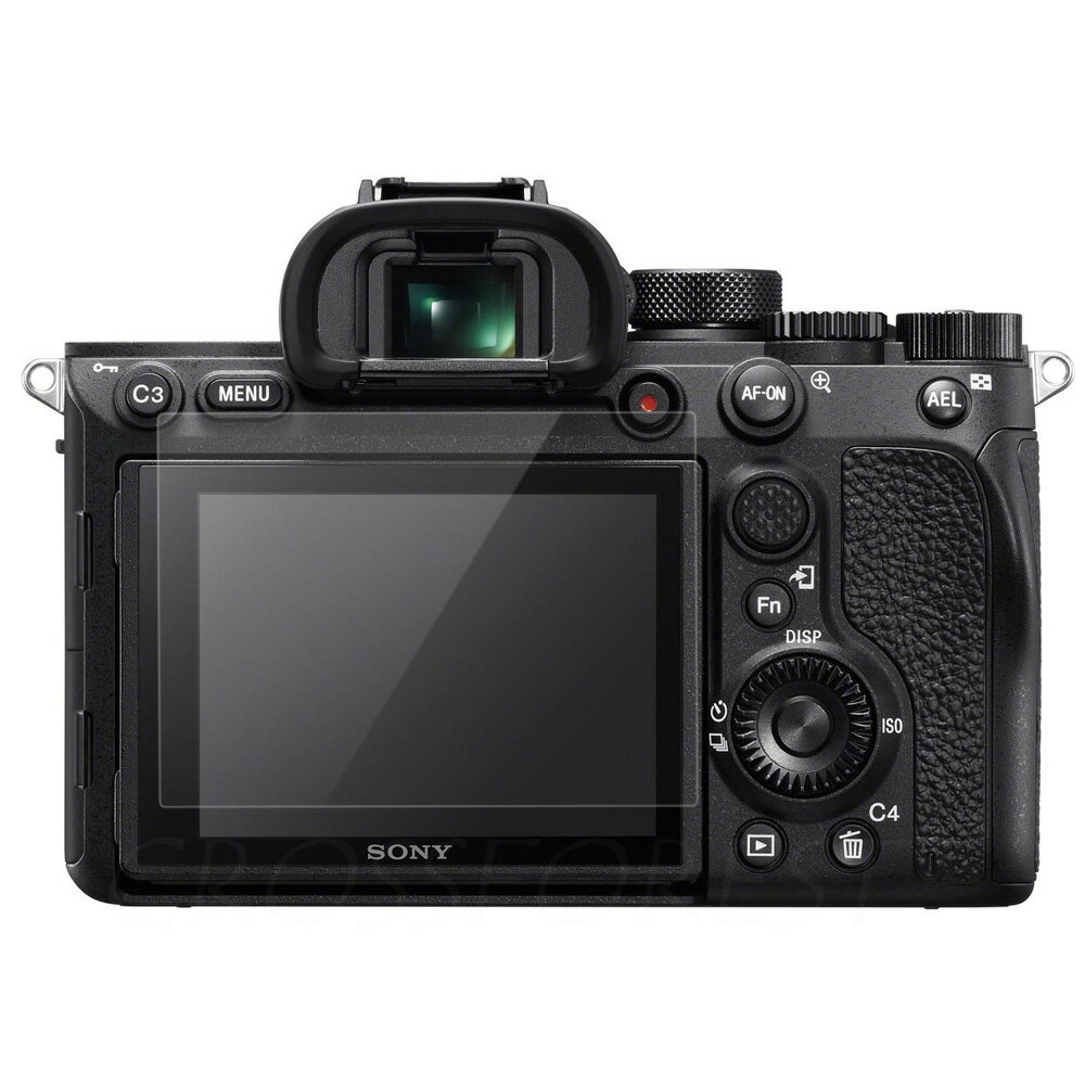 クロスフォレスト SONY α1 / α7R IV / α7S III / α7R III / α7 III / α7c / α7S II / α7R II / α7 II / α9 II / α9 / α99 / α77 II 用 液晶保護 ガラスフィルム