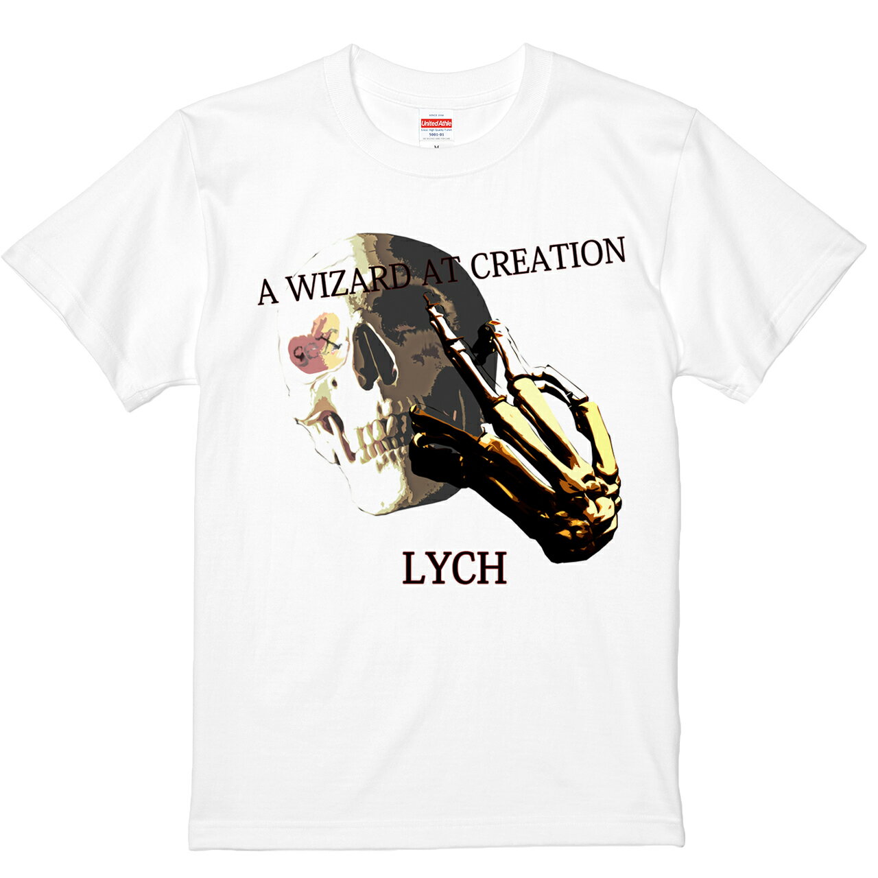 グラフィック半袖Tシャツスカルドク...