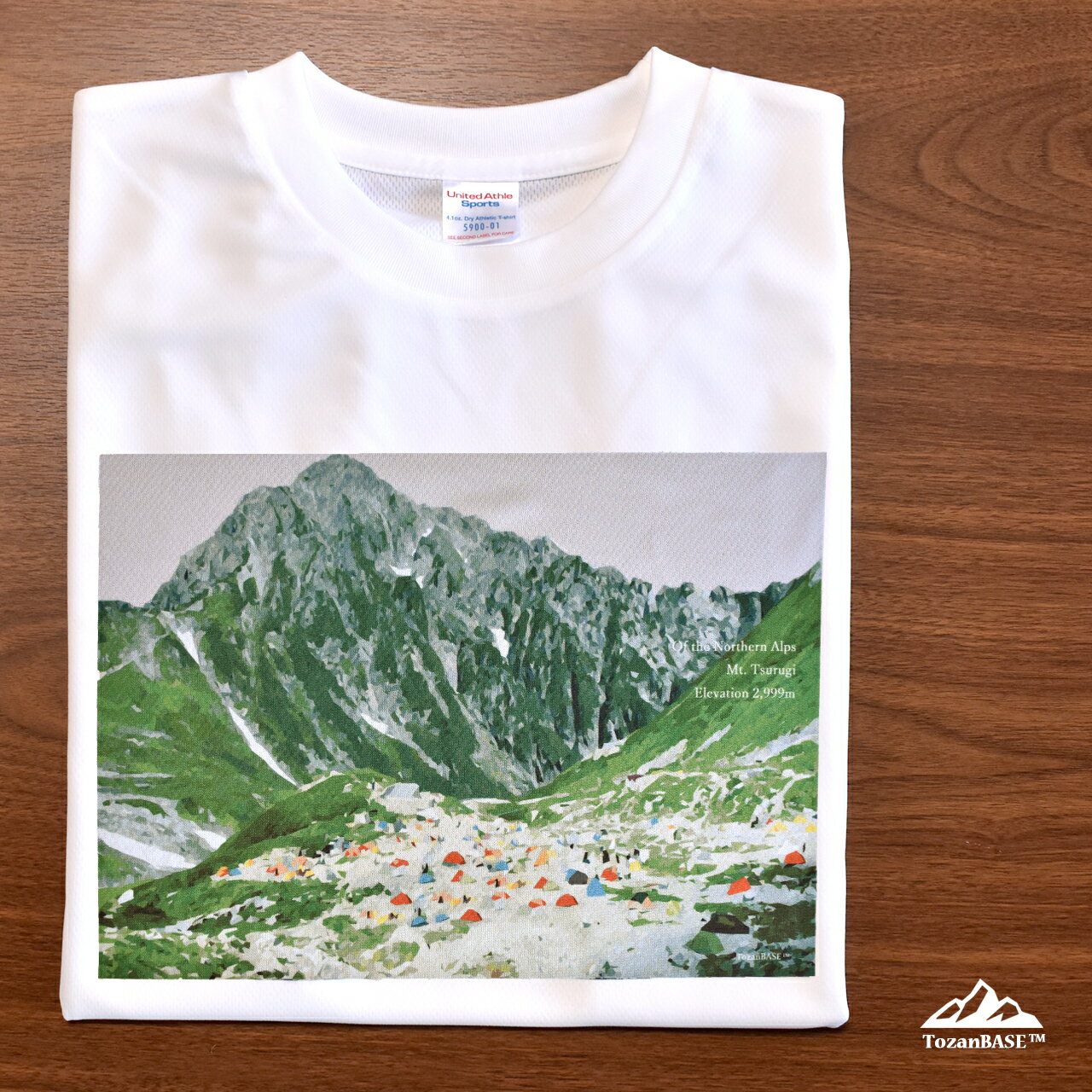 Rakuten - 剱岳 半袖Tシャツ 登山 北アルプス 山Tシャツ 吸水速乾 ドライTシャツ メンズ レディース アウトドア 山好き プレゼント