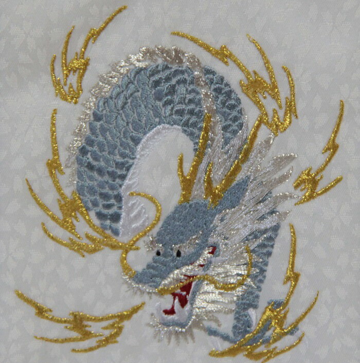 名前旗　男の子用　蒼龍　5344　特小　高さ31センチ　白地小桜柄生地　名前糸青347　白房　　スタンド式　五月人形　端午の節句　刺繍入り　シシュウ　五月　男子　節句用品　名前入れ　旗　スタンド式　　兜　鎧