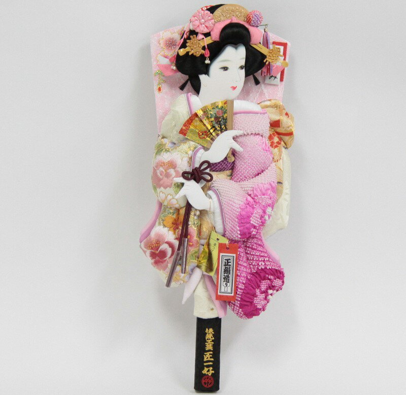 さんの 羽子板 ケース入り 刺繍正絹四季ボカシB 15号 高さ61cm hg15-1017 古都ケース hk15-1019 (231ha1157) 正月飾り:クロスリー・スタイル りますよう