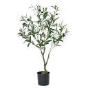 人工観葉植物 オリーブ (ポット付き) ナチュラル 高さ83cm (P280-a50944) (代引き不可) インテリアグリーン フェイクグリーン(4)