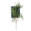 人工観葉植物 ファーン ウォール ハンギング スレート 20(1個入り)991731 壁掛けタイプ (代引き不可) インテリア フェイクグリーン 造花 WREATH (p89)