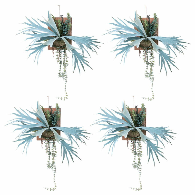 人工観葉植物ビカクシダウォールハン...