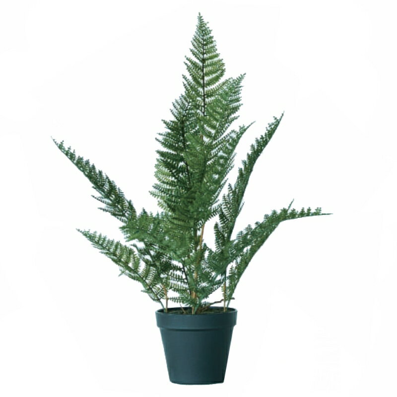 人工観葉植物 ファーン ポット 56（1個入り）992001 シダ植物 （代引き不可） インテリア フェイクグリーン 造花 POT FERN （p35）