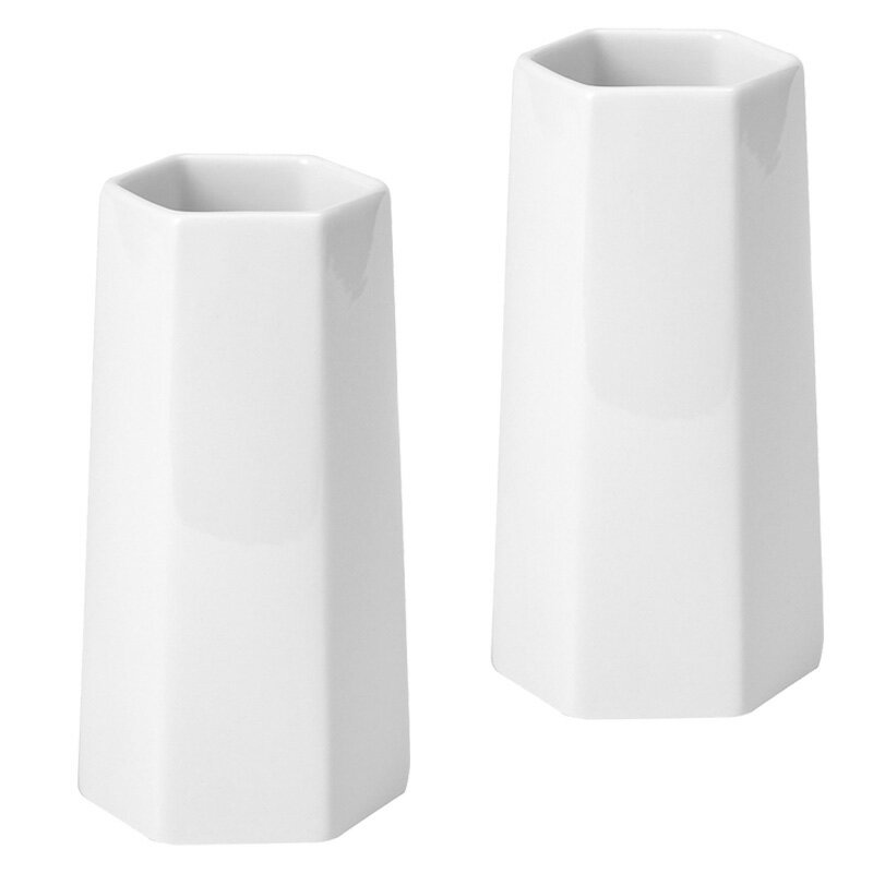 インテリア 花器 花瓶 The VASE typeD 16H ホワイト 高さ16cm （P332-cc366431-100) （代引き不可） ベース ディスプレイ