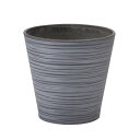 インテリア ポットカバー エコフレンドリーポット 31 ライトチャコール(1個入り)高さ29cm (P211-cd3129-15) (代引き不可) ケンガイ鉢8号用鉢カバー ディスプレイ