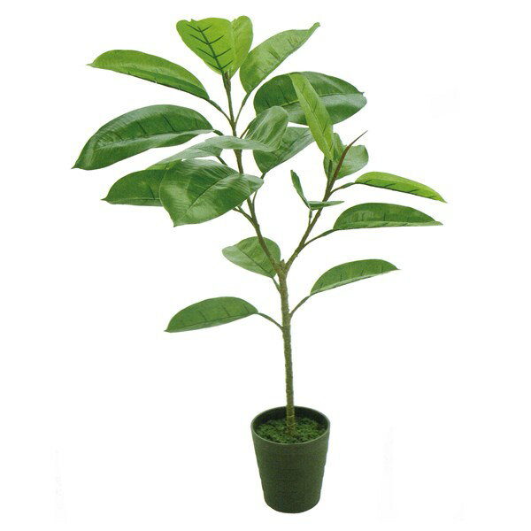 乐天商城 - 人工観葉植物 デコラゴム ミニポット 高さ90cm （P193-fg5436) （代引き不可） インテリアグリーン フェイクグリーン