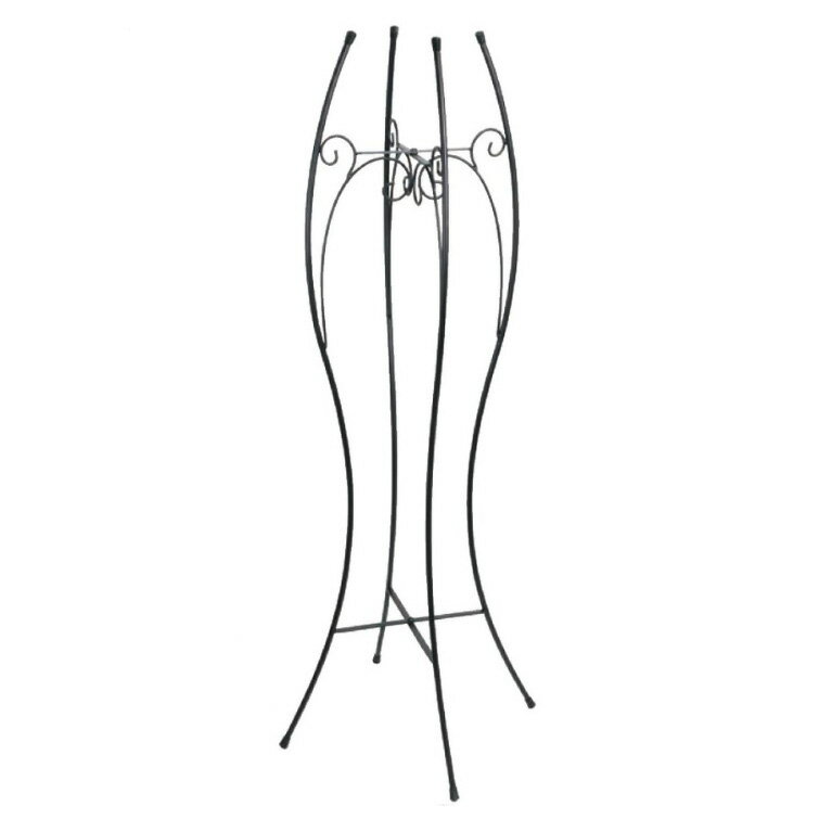 インテリア ベーススタンド アイアン折り畳みスタンド 大 ブラウン 高さ120cm （P365-ka514031-v) （代..