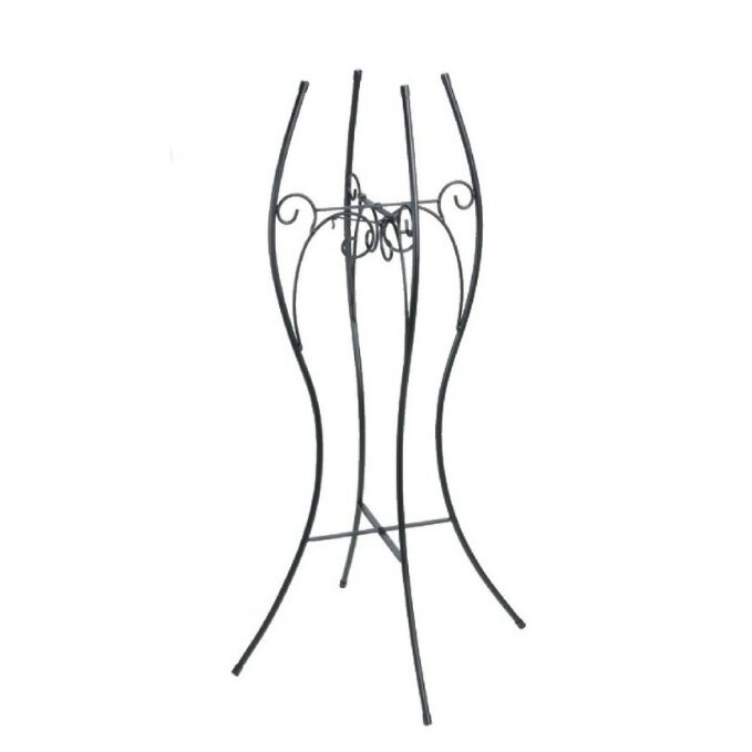 インテリア ベーススタンド アイアン折り畳みスタンド 小 ブラウン 高さ90cm （P365-ka514032-v) （代..