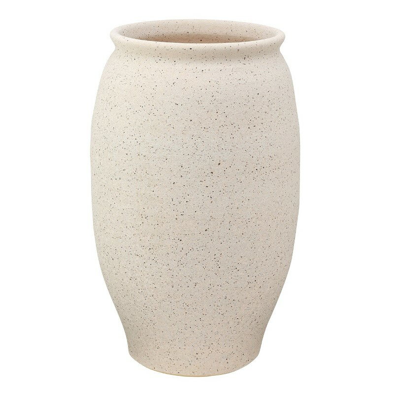 インテリア 花器 花瓶 白優大楽花壺 信楽焼 高さ62cm （P342-yk902029) （代引き不可） ベース ディスプレイ