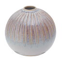 インテリア 花器 花瓶 鞠楽花瓶 柿釉 信楽焼 高さ13.5cm (P343-yk902030) (代引き不可) ベース ディスプレイ(3)
