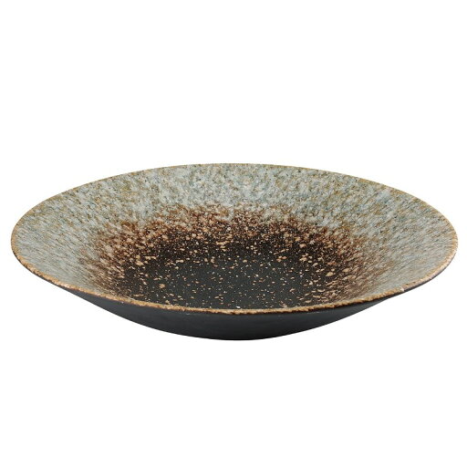 インテリア 花器 花瓶 古窯変そり水盤 信楽焼 高さ8cm (P343-yk911512) (代引き不可) ベース ディスプレイ インテリア 花器 花瓶 古窯変そり水盤 信楽焼 高さ8cm (P343-yk911512) (代引き不可) ベース ディスプレイ