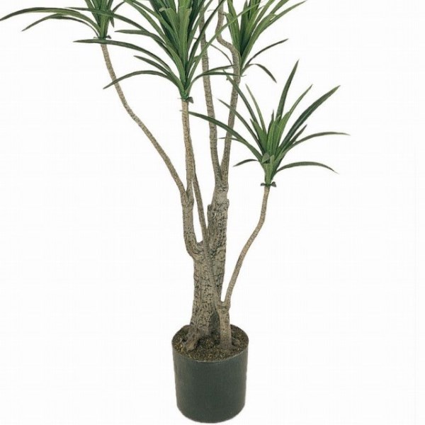 人工観葉植物 ユッカポット S 光触媒加工 高さ130cm （P203-zv7649) （代引き不可...