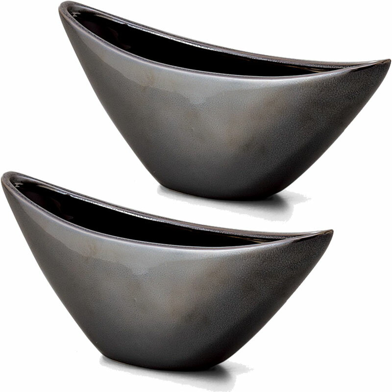 花瓶 フラワーベース Ceramic Display Japanesque ジャパネスク pearl black （2個入り） [155-063-820] [p85] ストーンウェア （代引き不可） インテリア ディスプレイ