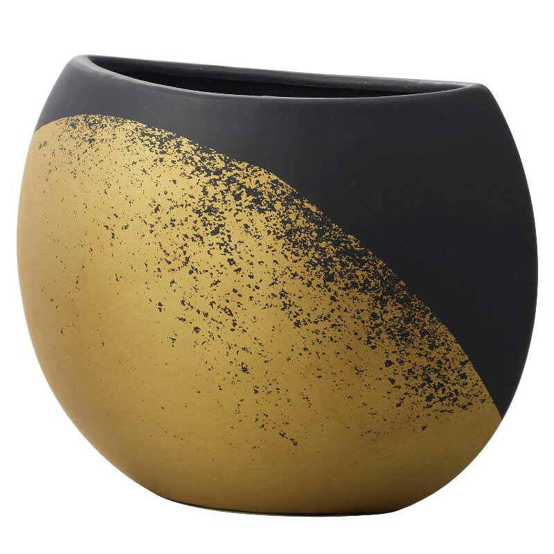 花瓶 フラワーベース Ceramic Display YAGETSU ヤゲツ matt black （1個入り） [155-420-896] [p81] ストーンウェア （代引き不可） インテリア ディスプレイ