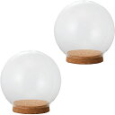 ガラスベース Glass Gift Glass Dome with Cork ガラスドーム ウィズ コルク natural (2個入り) [777-433-00...