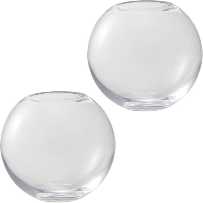 花瓶 フラワーベース Glass Flower+ GLASS orb グラス オーブ clear （2個入り）   ガラス （代引き不可） インテリア ディスプレイ