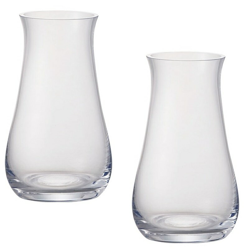 花瓶 フラワーベース Glass Flower+ mazzo マッツォ clear （2個入り） [777-731-000] [p10] ガラス （代引き不可） インテリア ディスプレイ