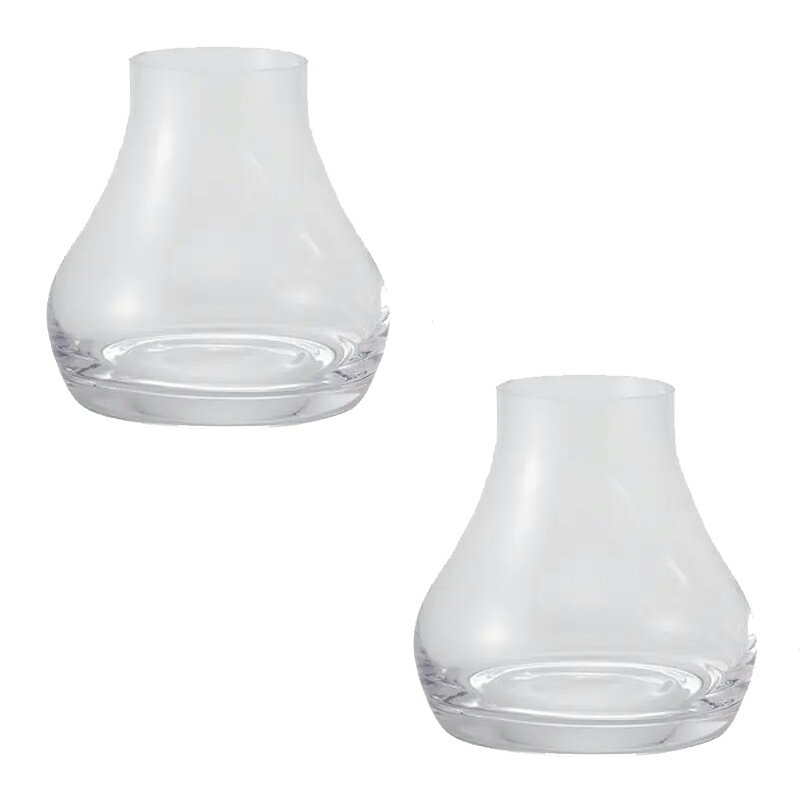 花瓶 フラワーベース Glass Flower+ mazzo マッツォ clear （2個入り） [777-738-000] [p10] ガラス （代引き不可） インテリア ディスプレイ