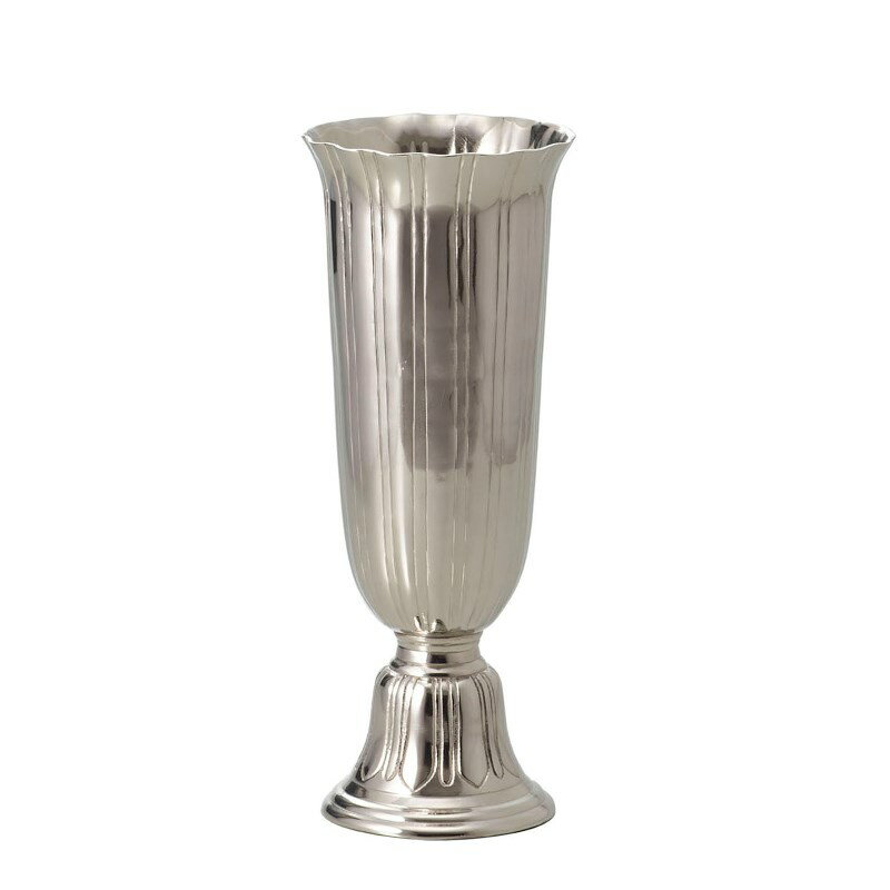 花瓶 フラワーベース Metal Aluminium Vianca アルミニウムビアンカ silver （1個入り） [570-516-703] [p151] アルミニウム （代引き不可） インテリア ディスプレイ