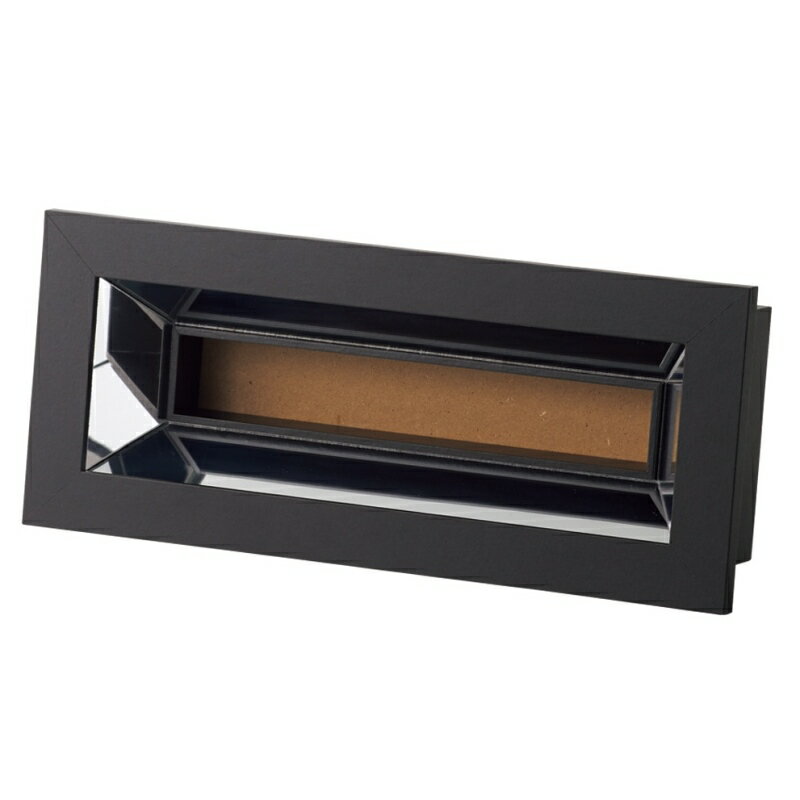 花瓶 フラワーベース Frame Mirror box frame ミラー ボックス フレーム black （1個入り） [680-102-8..