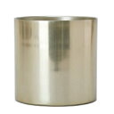 花・観葉植物用ポット ラーケルシリンダー 15 ゴールド metal (1個入り) 33060 鉢タイプ (代引き不可) 小型鉢カバー FARM (p145)