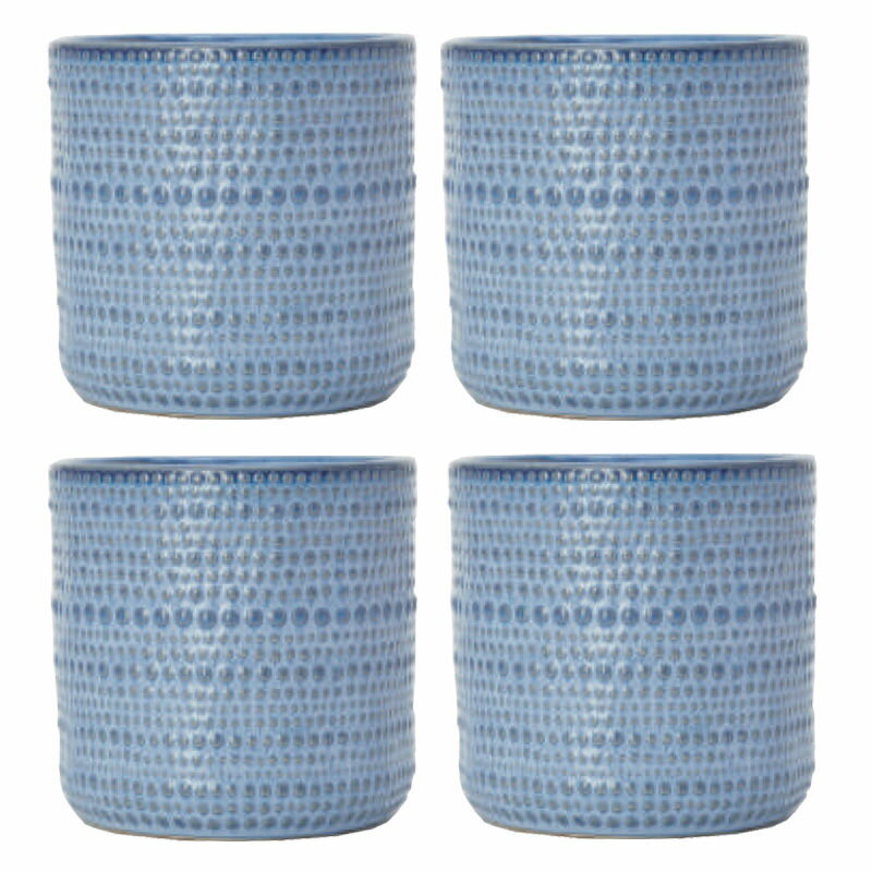 花・観葉植物用ポット ヴィリヤ 16 B ceramic （4個入り） 40082 鉢タイプ （代引き不可） 小型鉢カバ..