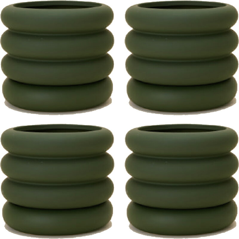 花・観葉植物用ポット ヴェエノ 16 G ceramic （4個入り） 40193 鉢タイプ （代引き不可） 小型ポット ..