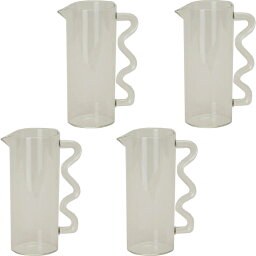 花・観葉植物用ポット アリツェ C glass （4個入り） 93245 花瓶 （代引き不可） 小型サイズ フラワーベース FARM （p279）