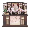 雛人形 雅泉 親王 収納飾り 雛爛漫 かぶせ式収納箱 幅50cm (4K12AA240) 2人 ひな人形
