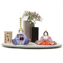 雛人形 木目込み 親王平飾り 賢一 以和喜 小宮小紋 NO.7 hn252 hs571/yb1087/yd1008 幅45cm モニュメント TSU 小 MIR...