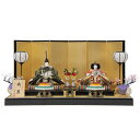 雛人形 親王平飾り 玉雅 切りバミ 三五親王 hn170 hs1728 幅85cm 六曲金屏風 (24hina-ya-to1736) ひな人形 雛祭