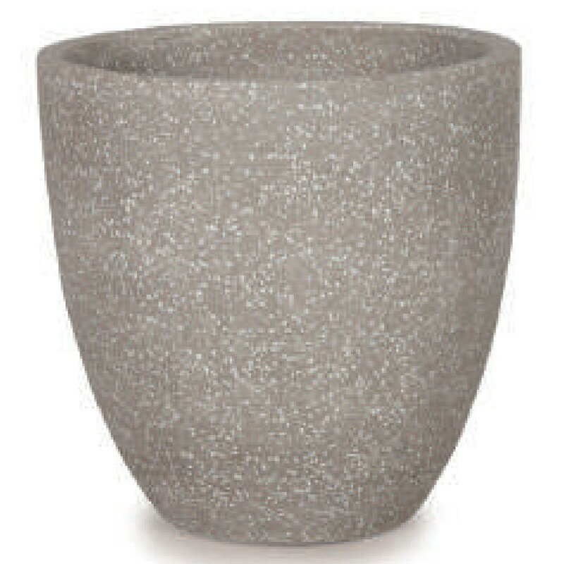 花・観葉植物用ポット コーテス ラウンド L 50/B グレーテラゾ（1個入り）ct-101t17e [KTp149] 大型ポ..