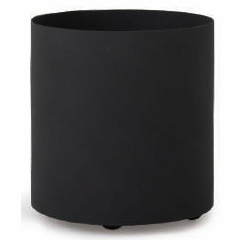 花・観葉植物用ポット フェルム シリンダー キャスター付き M 33/A ブラック（1個入り）fe-701k10c [KT..