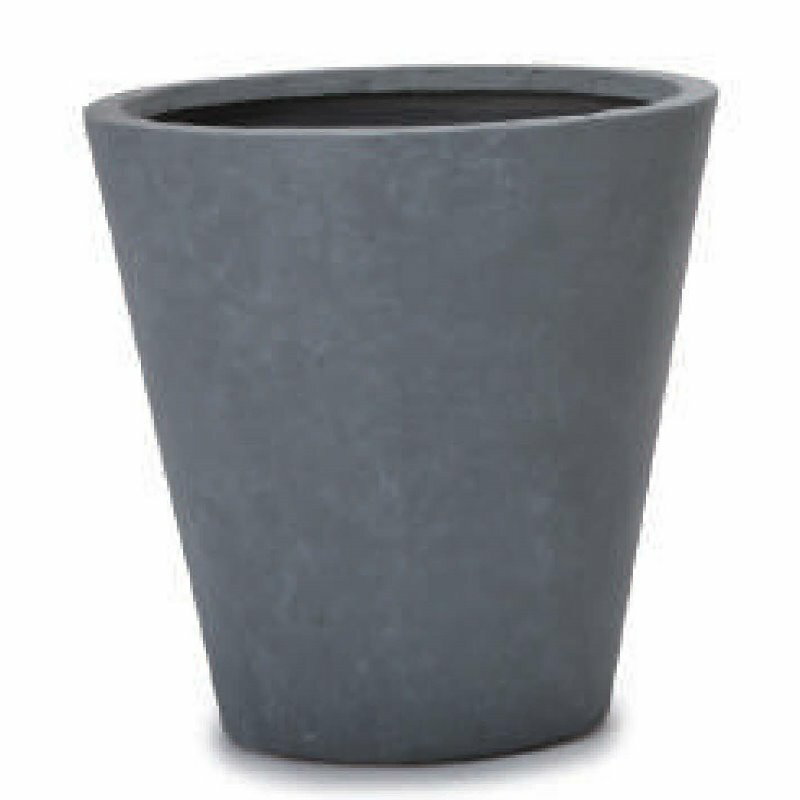花・観葉植物用ポット ファイバークレイ イタ コニックプランター L 50/B 灰（1個入り）fm-019h50e [KT..