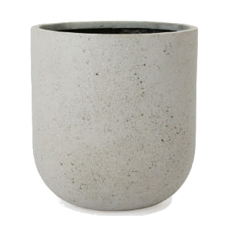 花・観葉植物用ポット ファイバーストーン バルゴ イグニアス M 40/Aオフホワイト（1個入り）fs-g03w40..